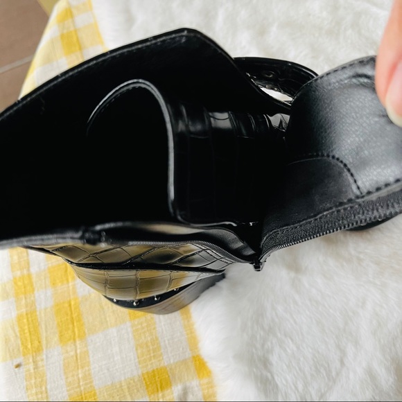 Catherine black python studs moto boots - Picture 12 of 12